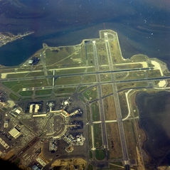 Image: negative: San Francisco International Airport (SFO), aerial