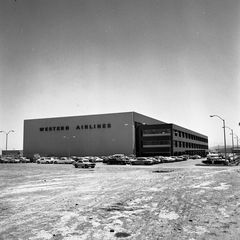 Image: negative: San Francisco International Airport (SFO), Western Airlines building