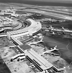Image: negative: San Francisco International Airport (SFO), aerial, South Terminal