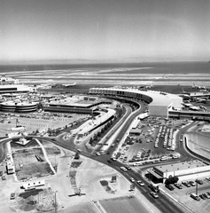 Image: negative: San Francisco International Airport (SFO), aerial, South Terminal