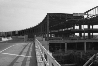 Image: negative: San Francisco International Airport (SFO), South Terminal construction