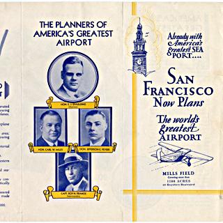 Image #2: brochure: Mills Field Municipal Airport of San Francisco