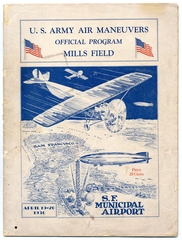 Image: program: San Francisco Municipal Airport, Mills Field, United States Army Air Maneuvers
