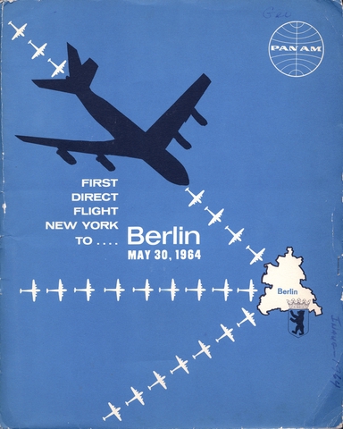 Press kit: Pan American World Airways, Berlin inaugural service