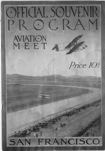Program: Official Souvenir Program, Aviation Meet (Tanforan - San Francisco)