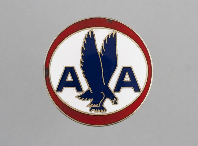 Sky cap hat badge: American Airlines