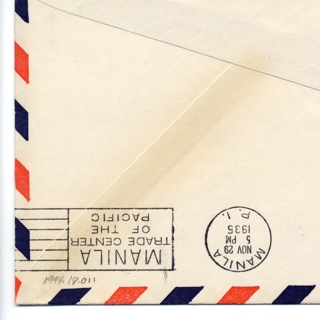 Image #2: airmail flight cover: Pan American Airways, FAM-14, Guam - Manila route