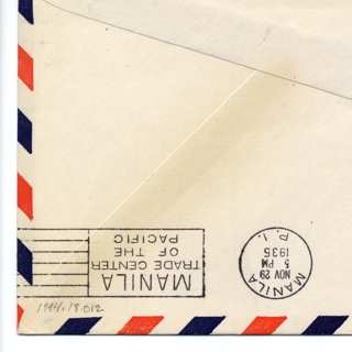 Image #2: airmail flight cover: Pan American Airways, FAM-14, Guam - Manila route