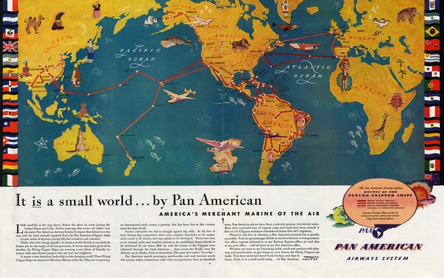 Advertisement: Pan American Airways System, Collier’s