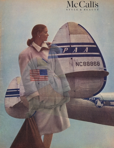 Advertisement: Pan American World Airways, Lockheed Constellation