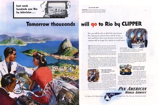 Image: advertisement: Pan American World Airways