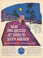 Image: advertisement: Pan American World Airways