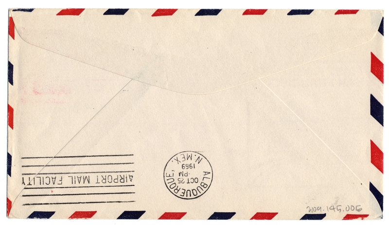 Image: airmail flight cover: Commemoration of first airmail flight, AM-29, San Francisco