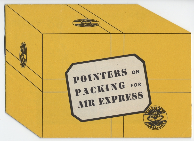 Image: flight information packet: Western Air Lines, Western Air Express