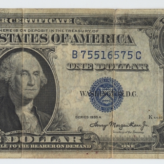 Objects | dollar bill: Pan American Airways, 