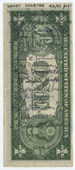 Image: dollar bill: Pan American Airways, "Short snorter"