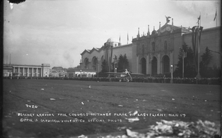 Image: glass negative: Panama-Pacific International Exposition, Lincoln Beachey