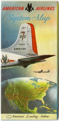 Image: route map: American Airlines, system map