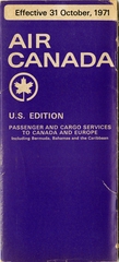 Image: timetable: Air Canada, U.S. edition