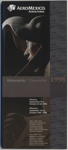 Timetable: AeroMexico, AeroLitoral