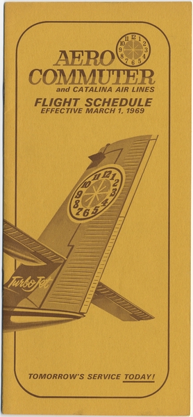 Image: timetable: Aero Commuter and Catalina Air Lines
