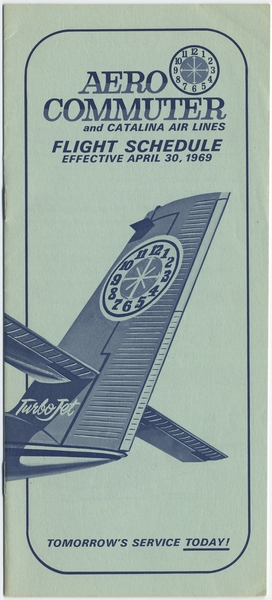 Image: timetable: Aero Commuter and Catalina Air Lines