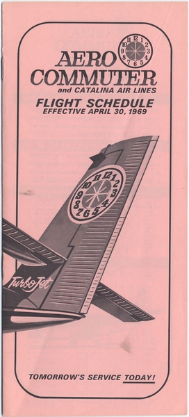 Image: timetable: Aero Commuter and Catalina Air Lines