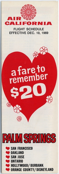 Image: timetable: Air California