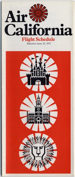 Image: timetable: Air California