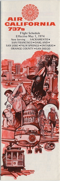 Image: timetable: Air California