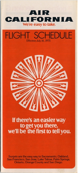 Image: timetable: Air California