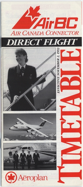 Image: timetable: Air BC