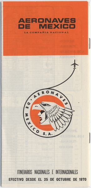 Image: timetable: Aeronaves de Mexico