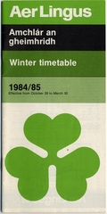 Image: timetable: Aer Lingus, Winter