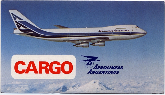 Timetable: Aerolineas Argentinas, cargo