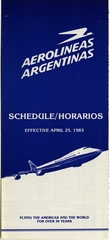 Image: timetable: Aerolineas Argentinas