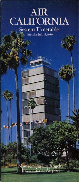Image: timetable: Air California
