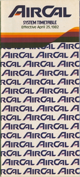 Image: timetable: AirCal