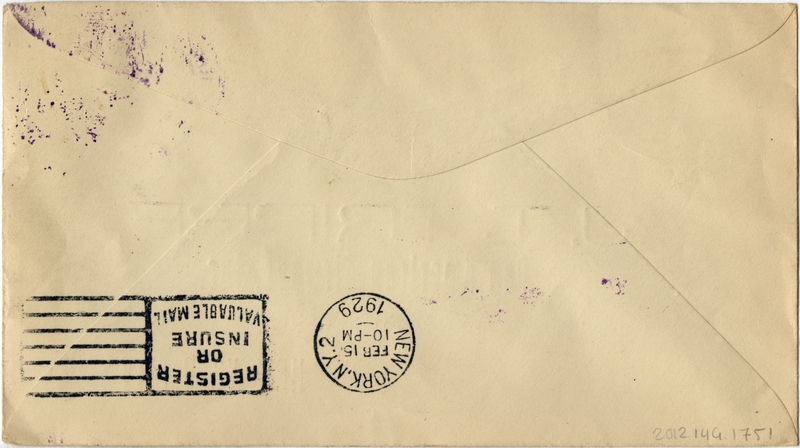 Image: airmail flight cover: Pan American Airways