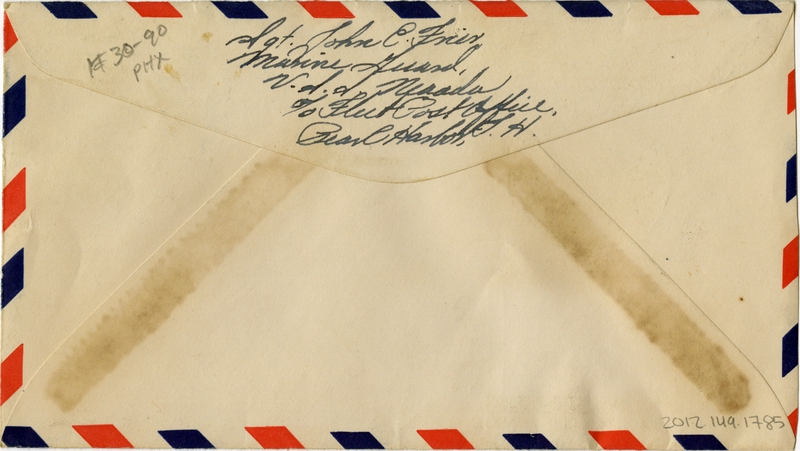 Image: airmail flight cover: Pan American Airways