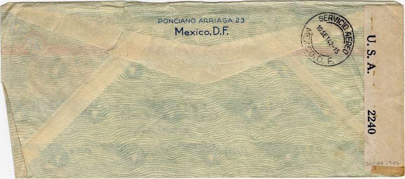 Image: airmail flight cover: Pan American Airways