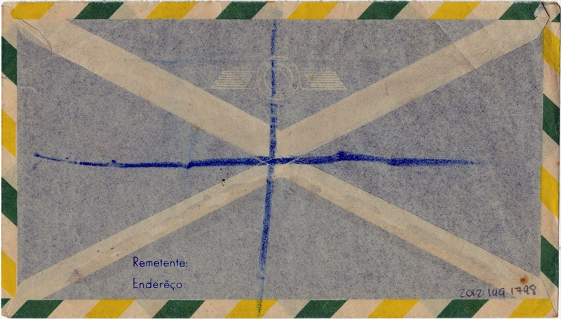 Image: airmail flight cover: Panair do Brasil