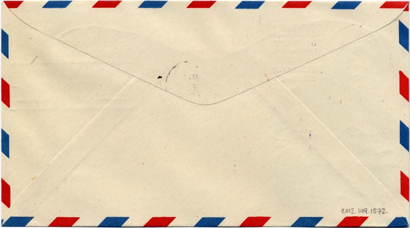 Image: airmail flight cover: United States Postal Service, Centennial