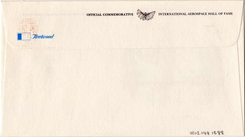 Image: airmail flight cover: Charles Lindbergh, 50th Anniversary