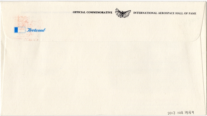 Image: airmail flight cover: Charles Lindbergh, 50th Anniversary