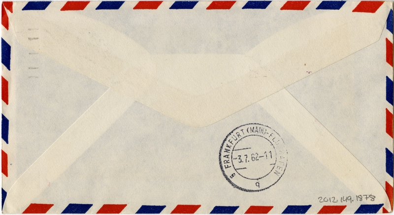Image: airmail flight cover: Pan American World Airways, 100,000th Transatlantic Flight