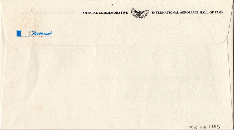 Image: airmail flight cover: Charles Lindbergh, 50th Anniversary