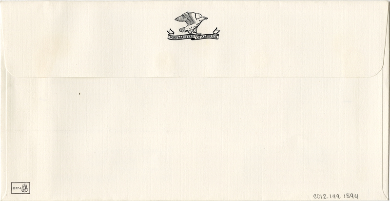 Image: airmail flight cover: Charles Lindbergh, 50th Anniversary
