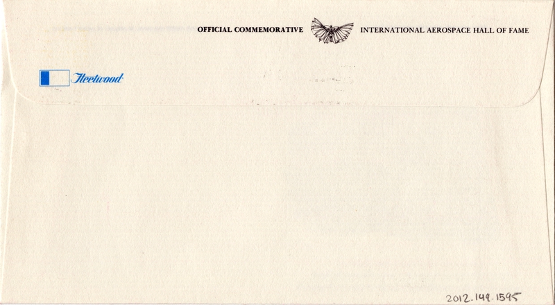 Image: airmail flight cover: Charles Lindbergh, 50th Anniversary