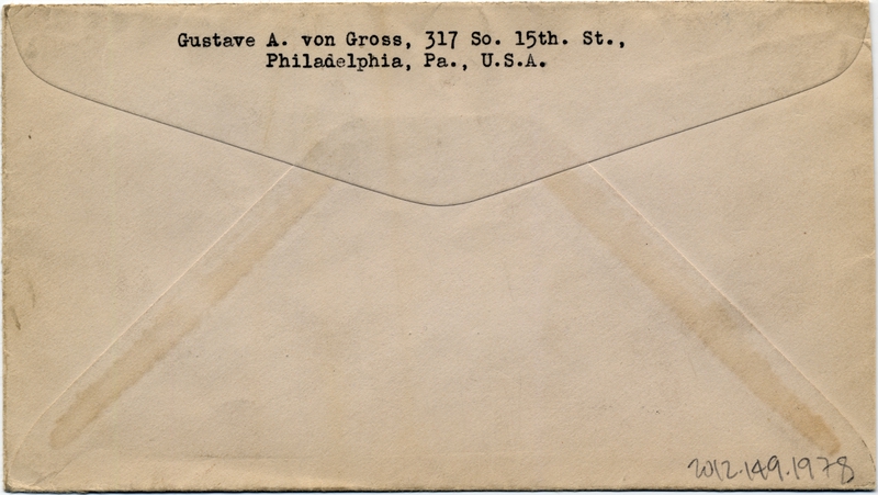 Image: airmail flight cover: Pan American Airways, first airmail flight, Guam - San Francisco route